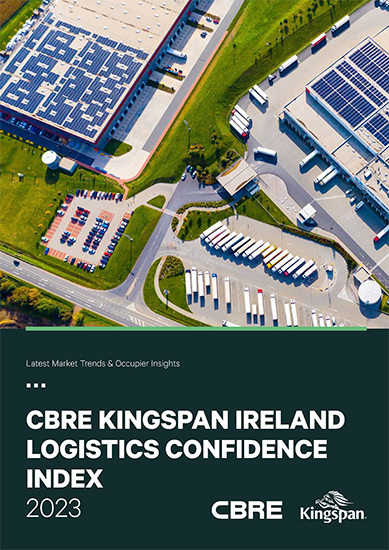 Ireland CBRE Kingspan Logistics and Supply Chain Confidence Index Cover 2023 